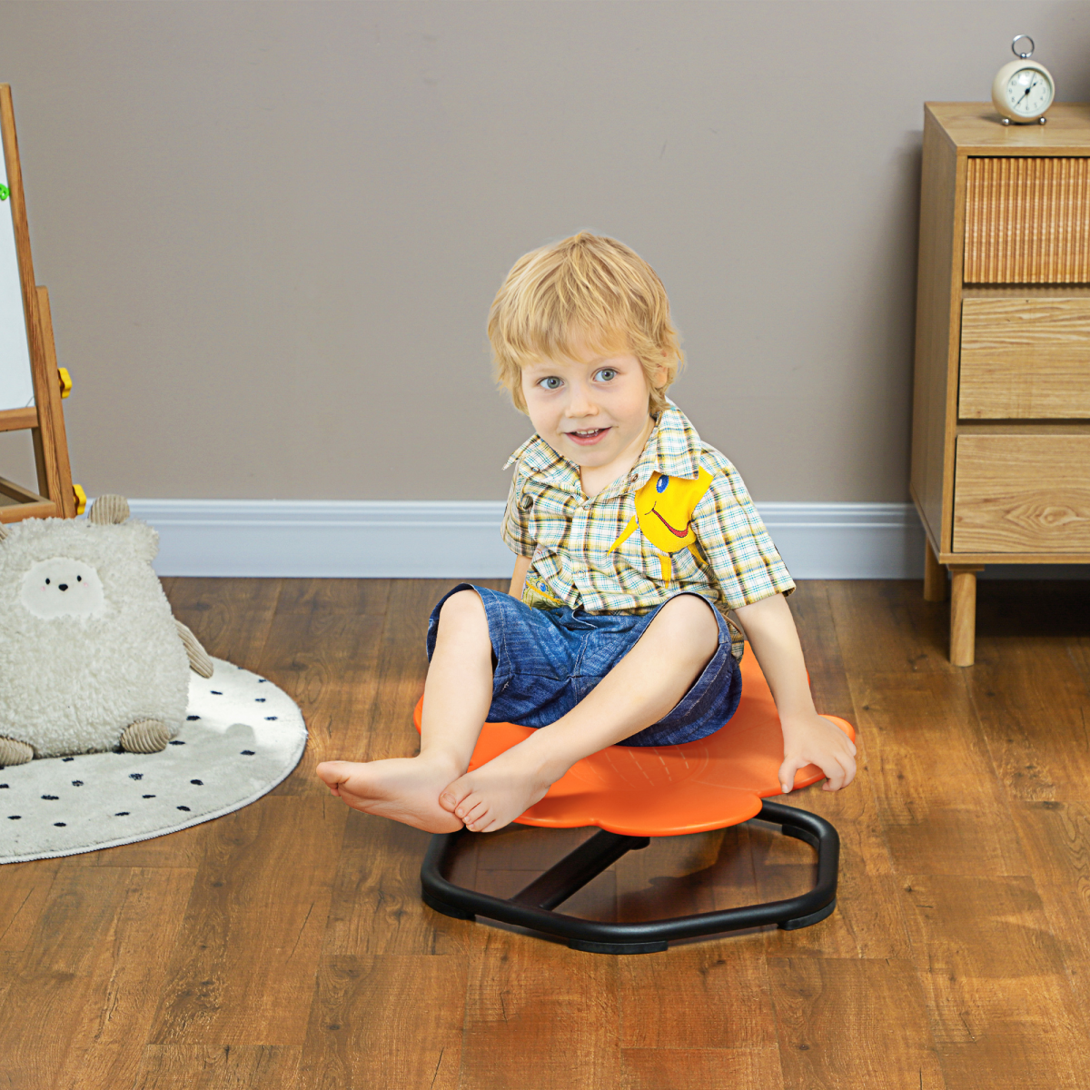 AIYAPLAY Sensory Spinning Chair for Kids, Balance & Coordination