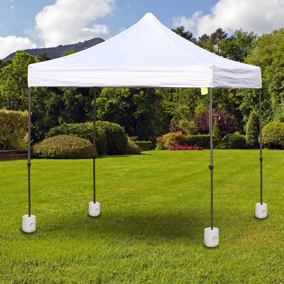 Outsunny Tent Weight Base, Set of 4 Plastic Anchor Weights for Canopy, Gazebo and Tent