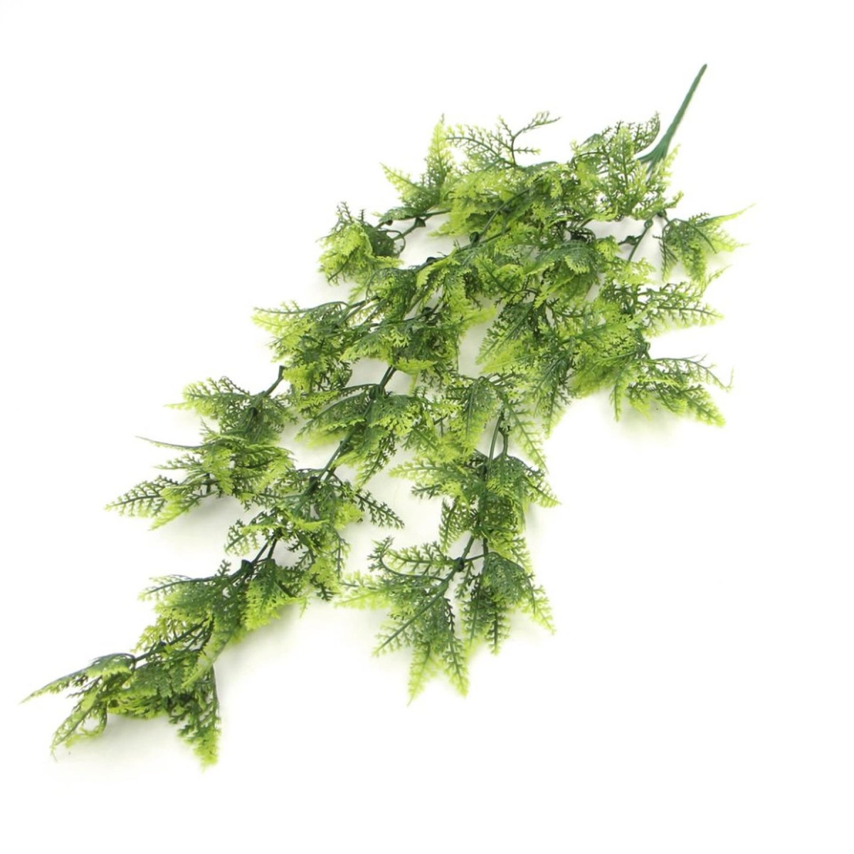 Leaf Hanging Artificial Boston Fern Plant 75cm UV and Fire Resistant