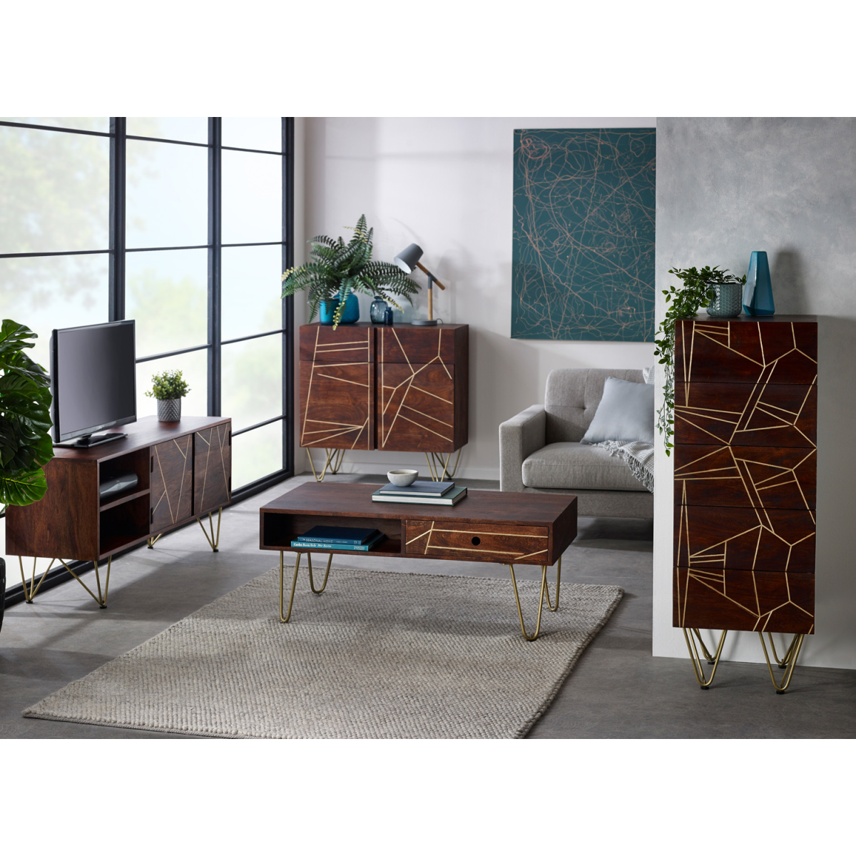 Dark Gold Plasma Media Unit
