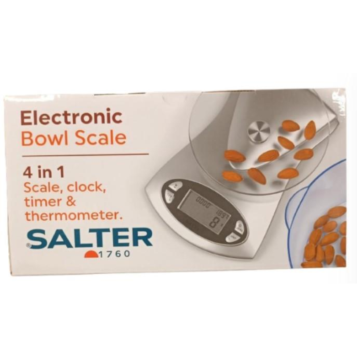 Salter 4-In-1 Electronic Digital Kitchen  Bowl Scale Weight Limit: 5kg