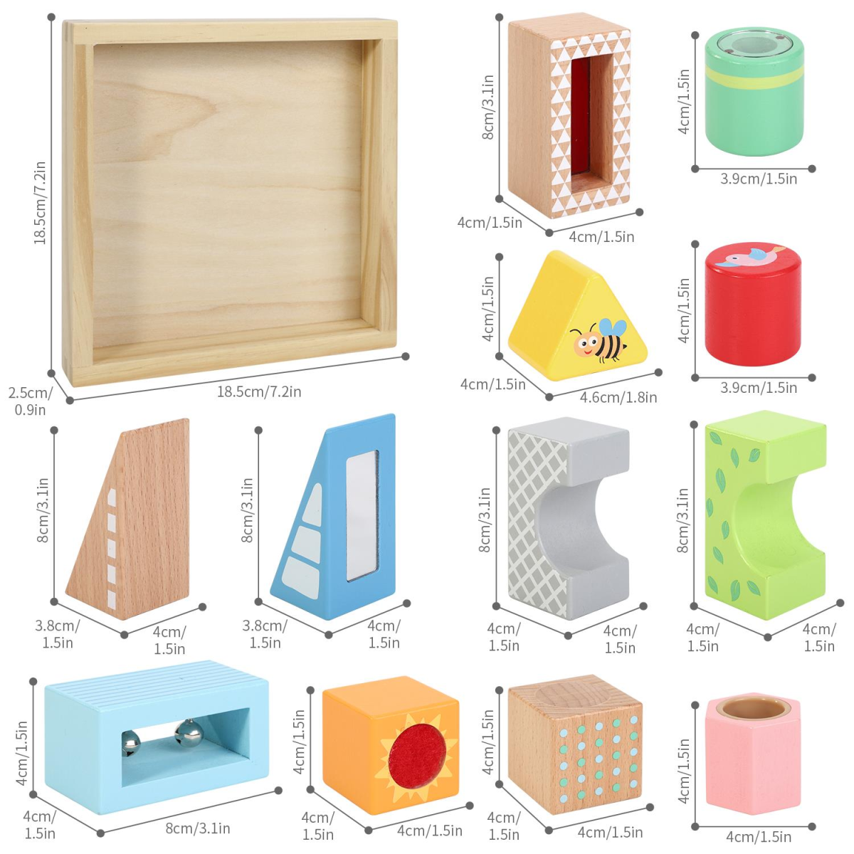 SOKA Play Imagine Learn Sensory Block Set for Autistic Kids