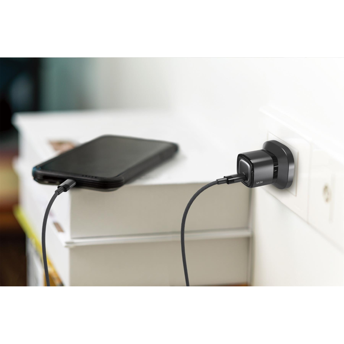 WYEFLUX 25W Single USB-C Power Adapter with GaN III Circuit