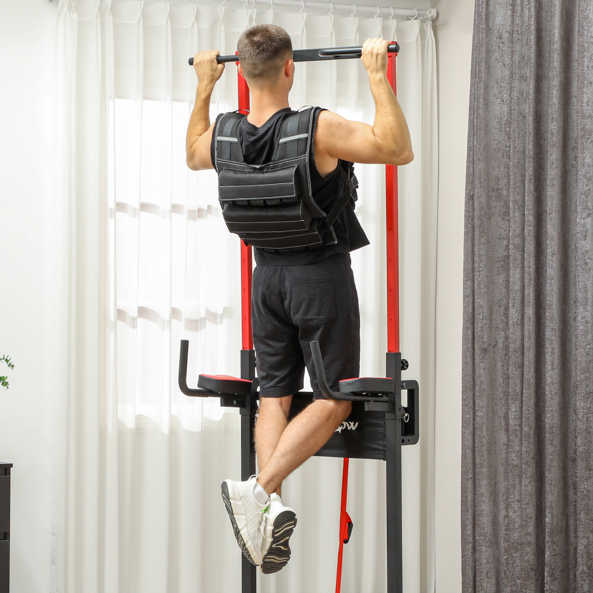 SPORTNOW 30kg Adjustable Weighted Vest with 30 Removable Weights