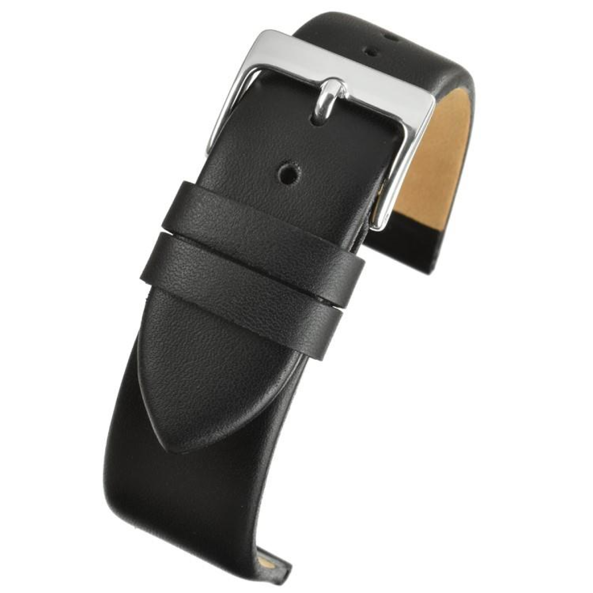 Black Calf Watch Strap 8mm