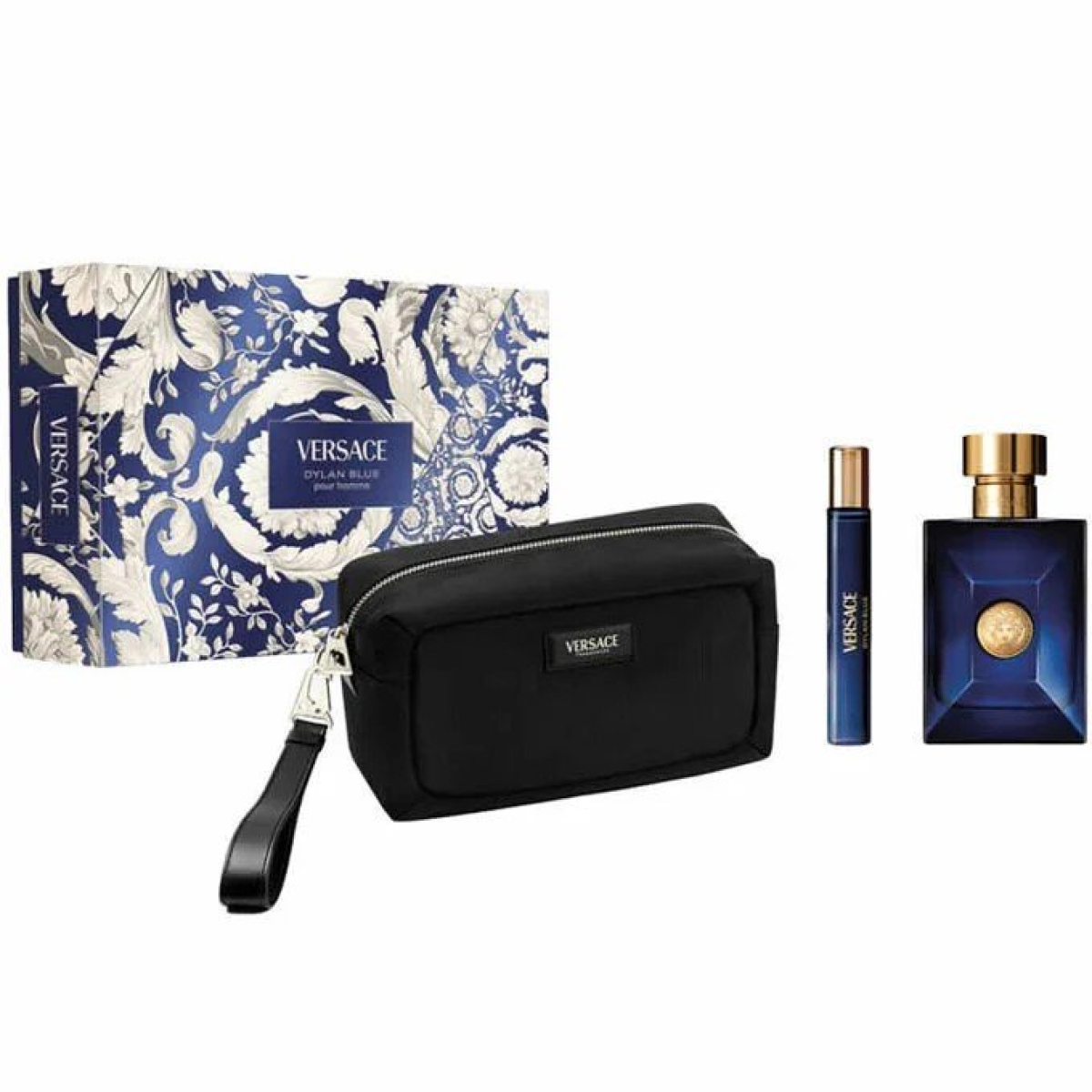 Versace Dylan Blue Eau de Toilette Gift Set 100ml + 10ml + Pouch