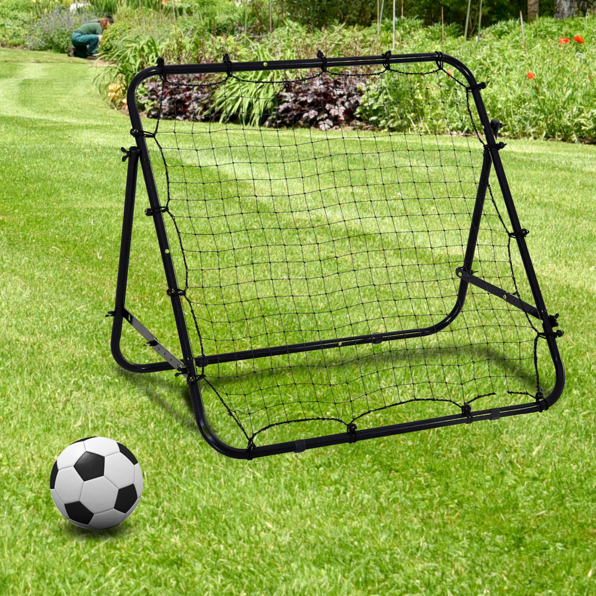 Adjustable Football Rebounder Net for Kids and Adults Training