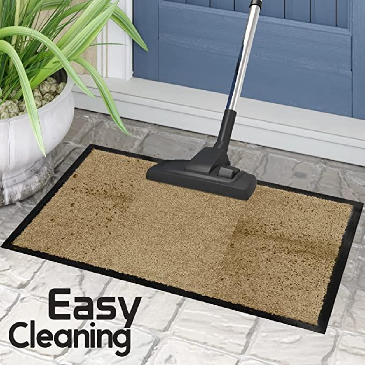 Red Barrier Dirt Trapping Entrance Mat with Non-Slip Nitrile Rubber Backing 120 x 180cm
