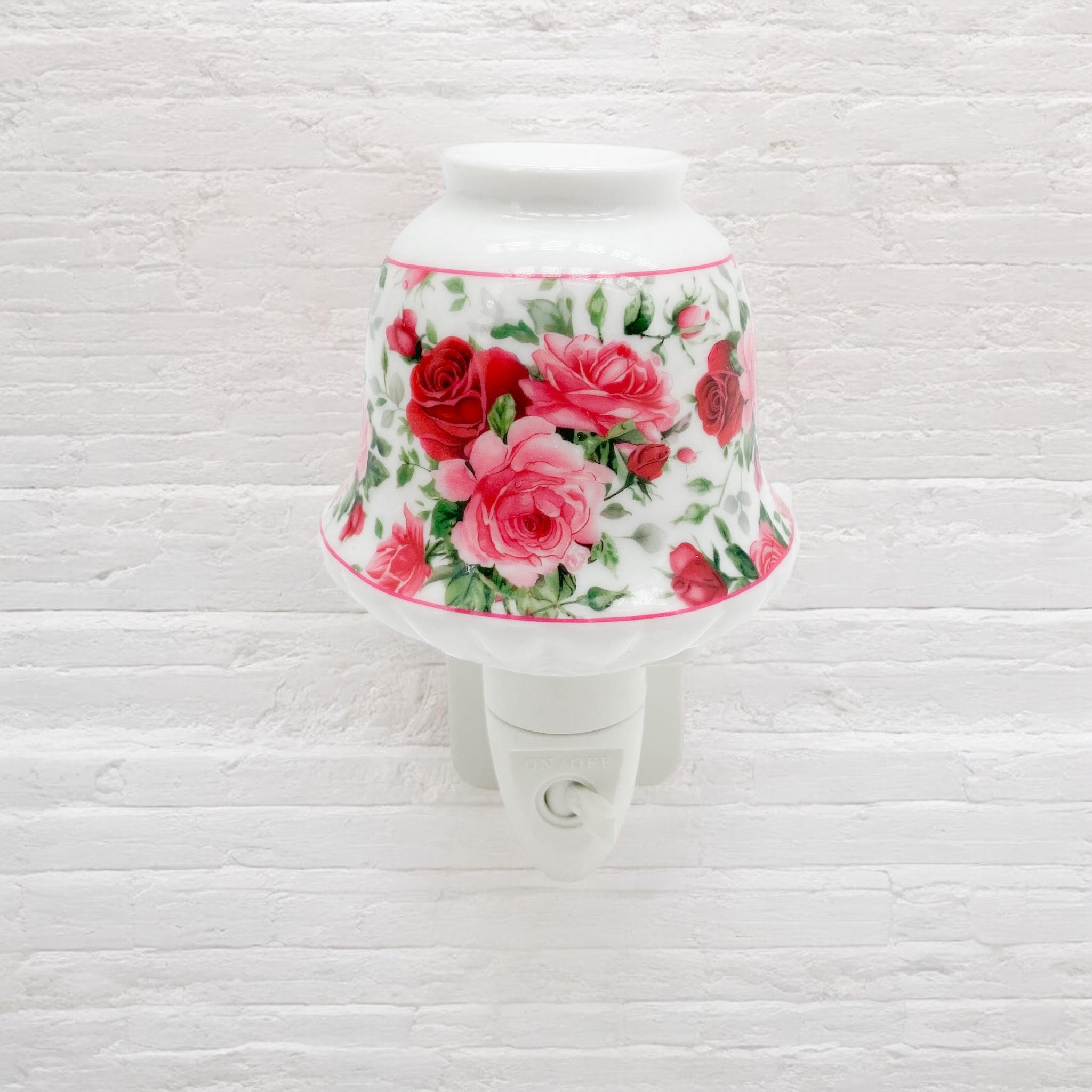 MSL 8-Inch Multi-Color Floral LED Night Light, Decorative Traditional Design
