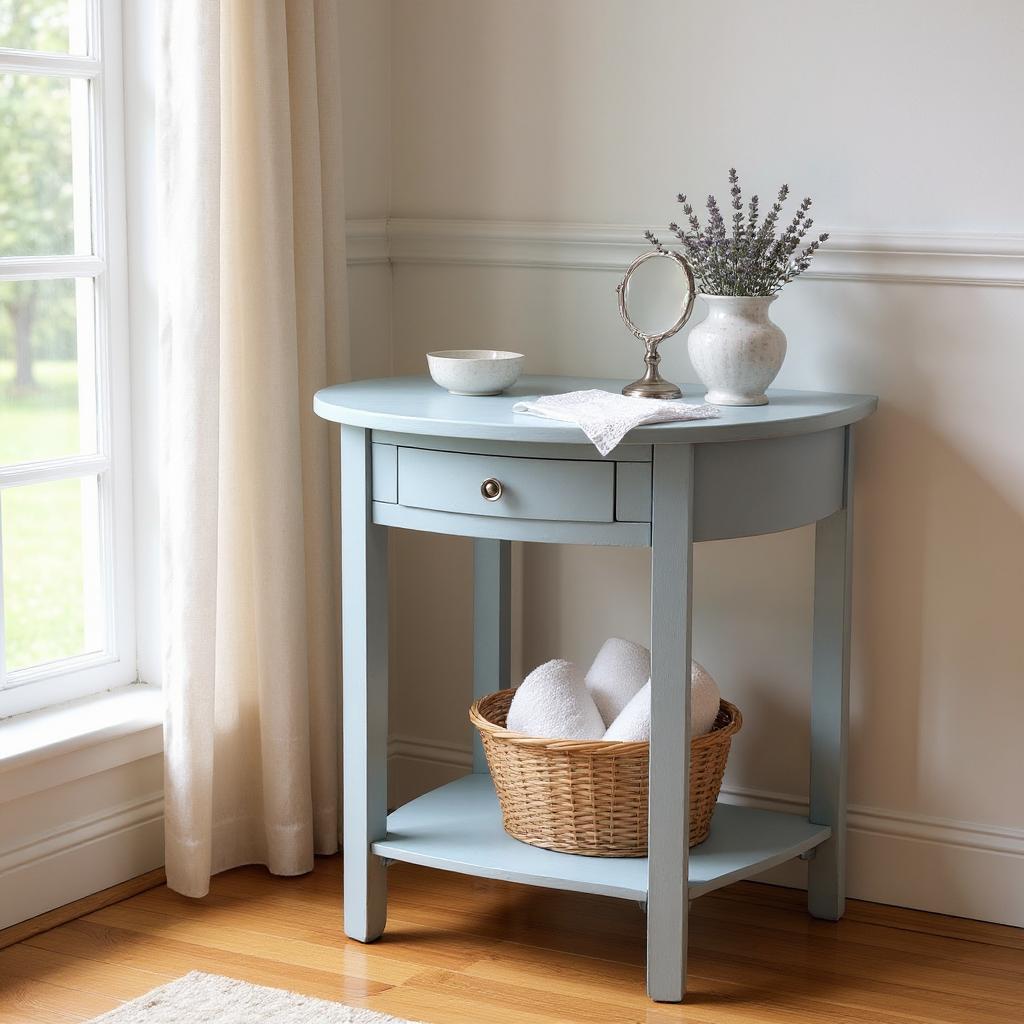 MSL 80cm Hand Finished 2 Drawer Side Table / Bedside Table