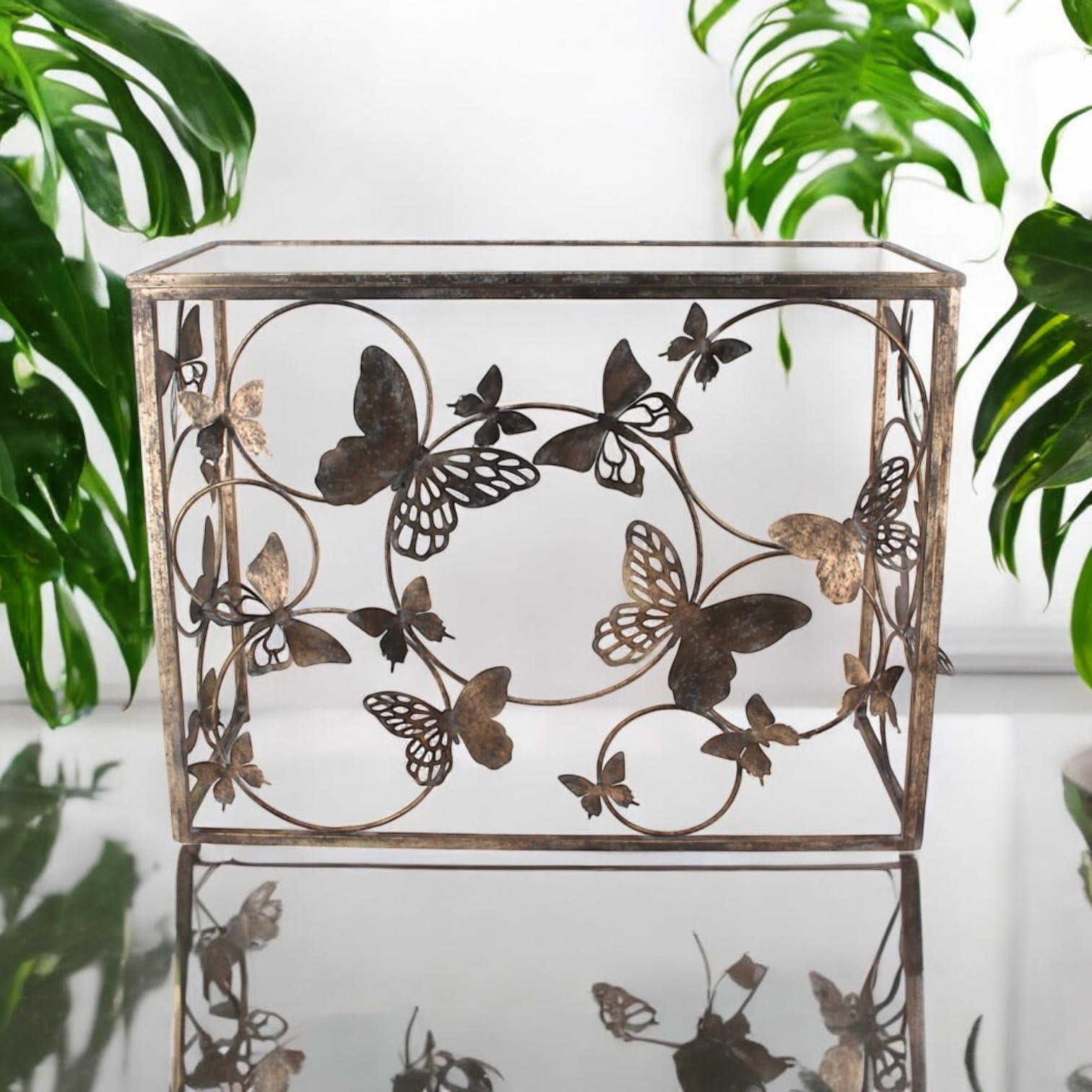 MSL 102cm Metal Butterfly Table