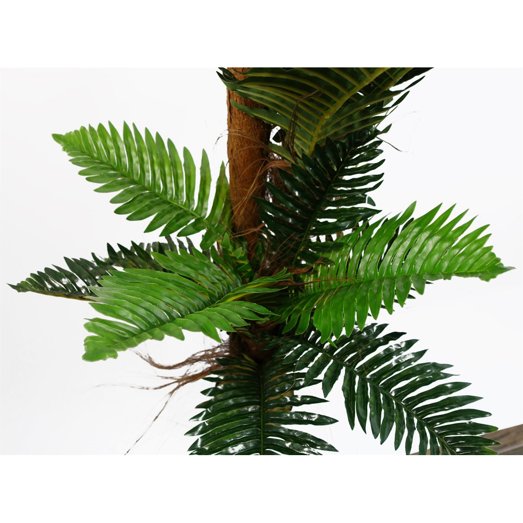 Leaf 150cm Artificial Large Palm Tree with Natural Trunk