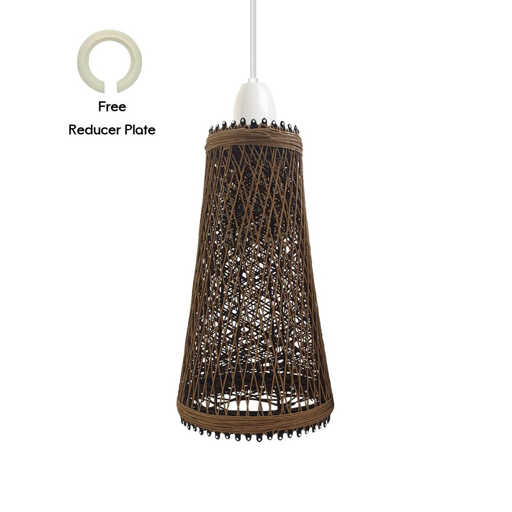 Retro Vintage 4cm Hole Barrel Cage Design Lampshade Easy Fit