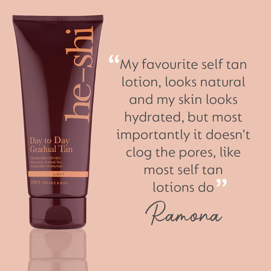He-Shi Day to Day Gradual Tan 200ml Nourishing Self Tan Moisturiser
