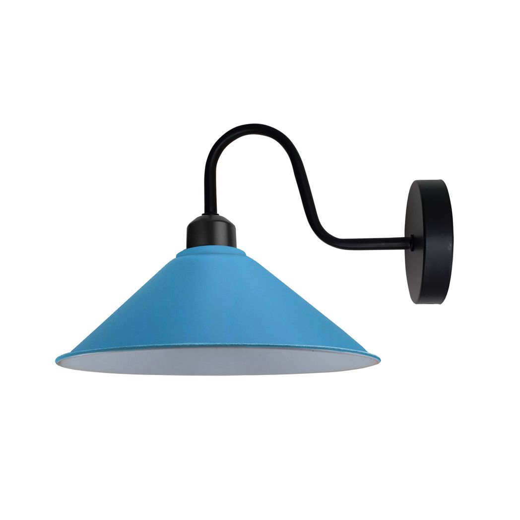 Vintage Metal Wall Sconce, E27 Base, Dimmable Indoor Fixture