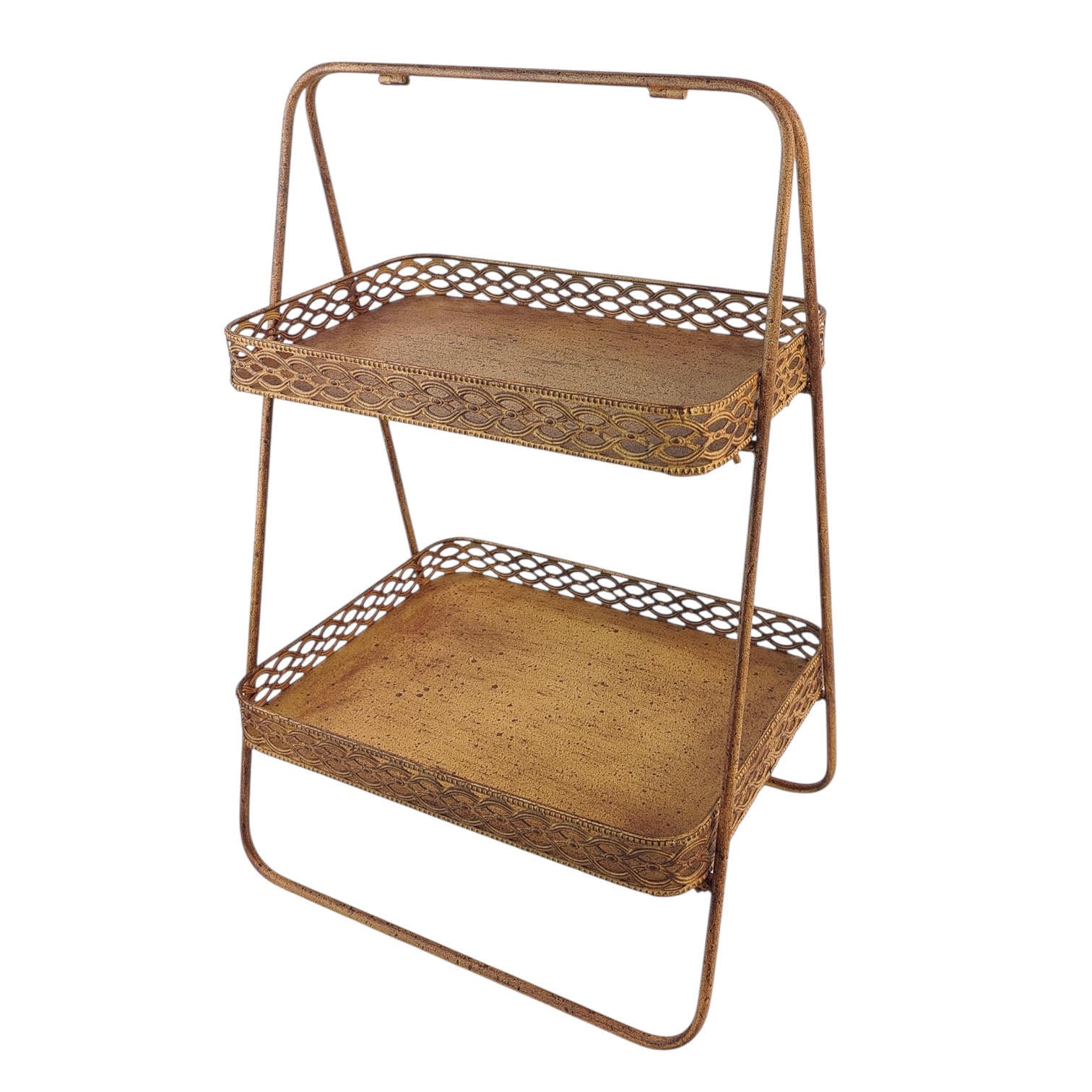 MSL 59cm Rusty Metal Display Shelf