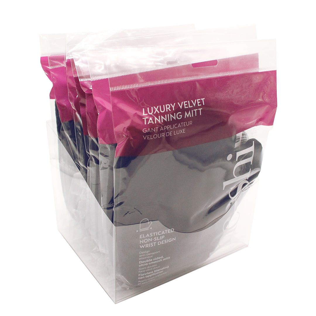 He-Shi Luxury Velvet Double-Sided Tanning Mitt, Streak-Free