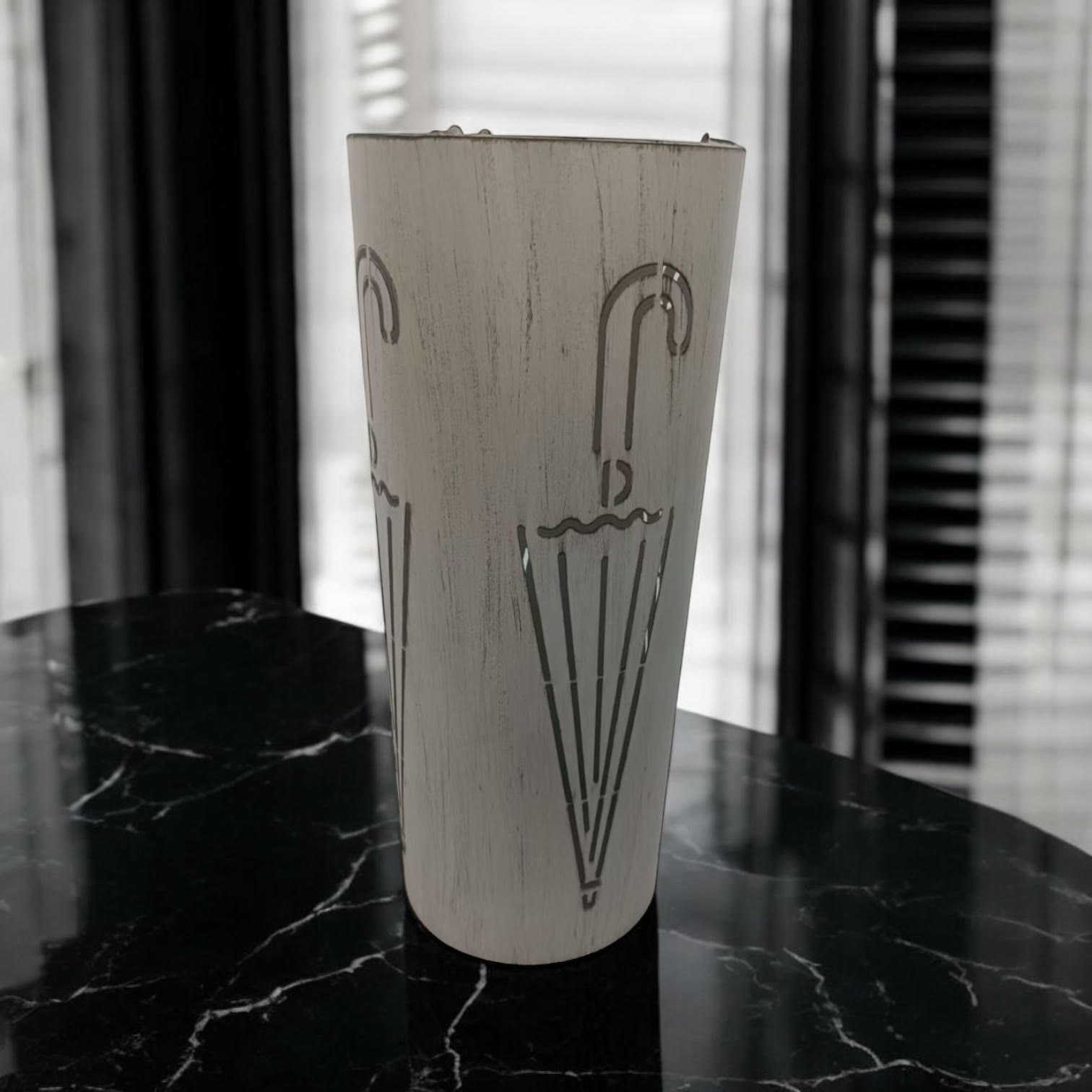MSL 49cm Cream Metal Umbrella Stand