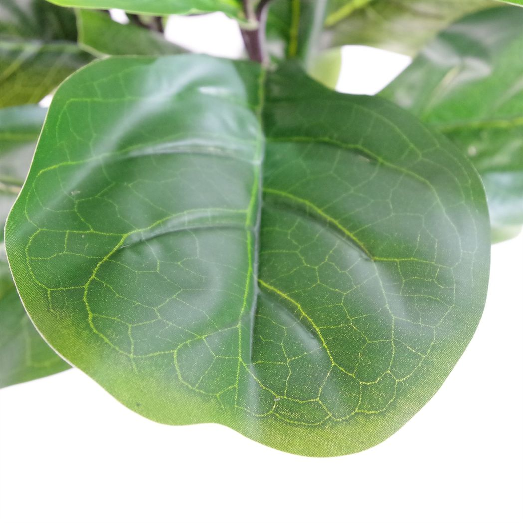 Leaf 120cm Artificial Fiddle Leaf Fig Tree Potted Ficus Evergreen Plant