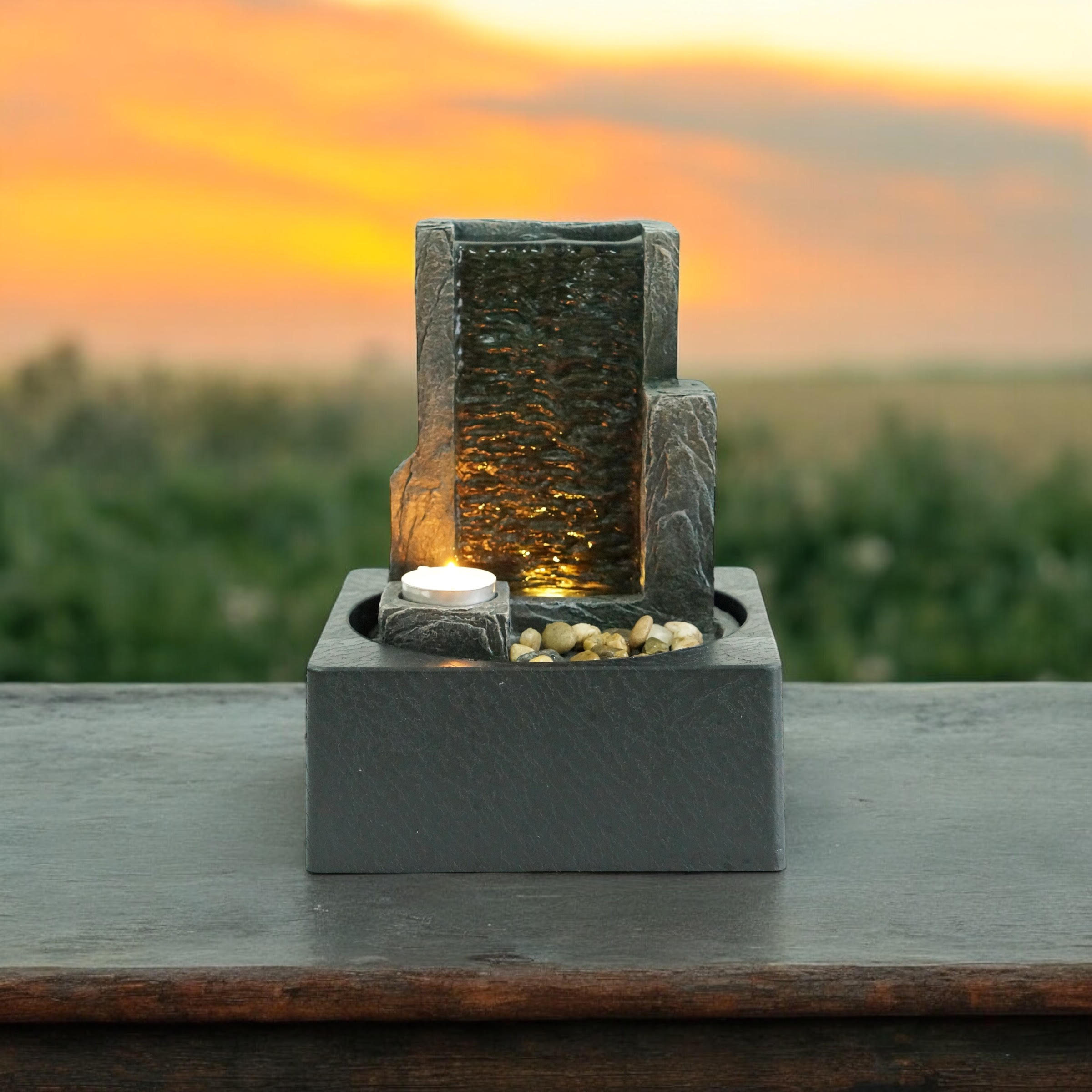 MSL 24cm Tabletop Fountain, Hand Finished, 240V