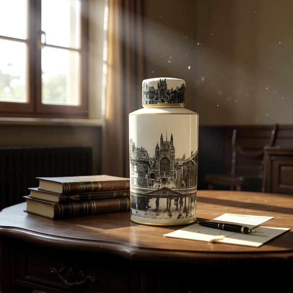 MSL 36cm Ceramic Jar with Lid