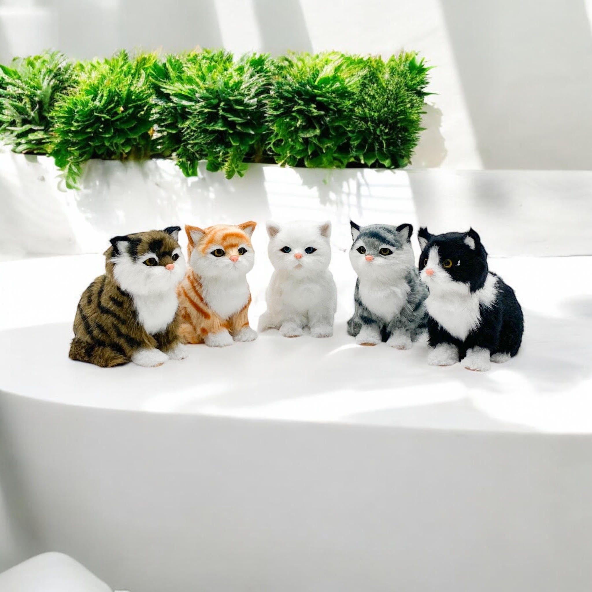 MSL 14cm Standing Cat Decorative Accessory for Home, Not a Toy