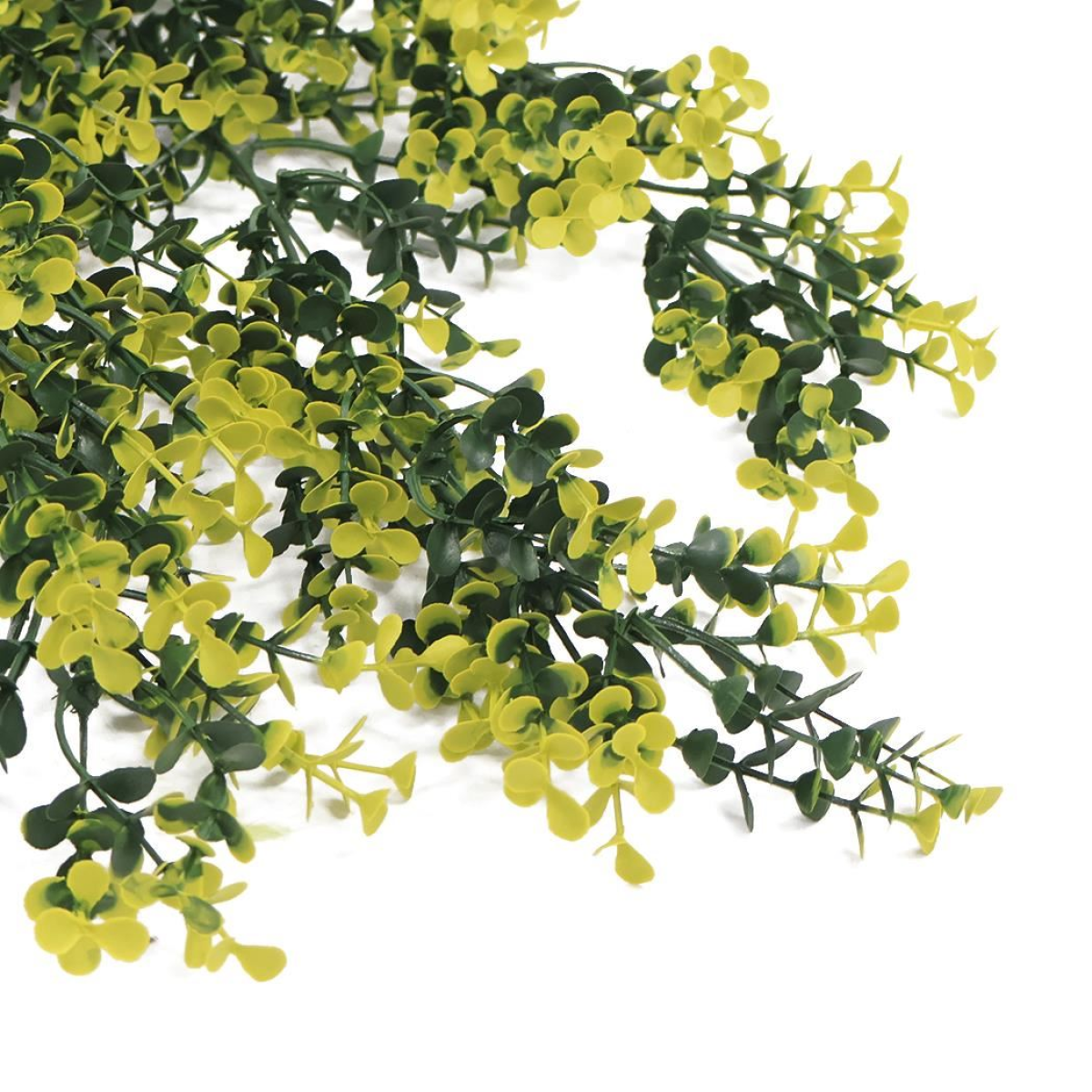 Pack of 6 x 76cm Hanging Artificial Variegated Plant, UV and Fire Resistant