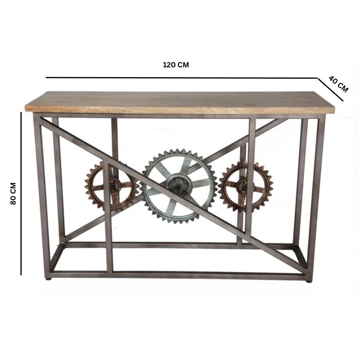 Evoke Console Table With Wheels