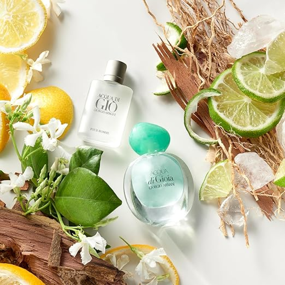Giorgio Armani Miniature Gift Set: Acqua Di Gio EDT & Acqua Di Gioia EDP