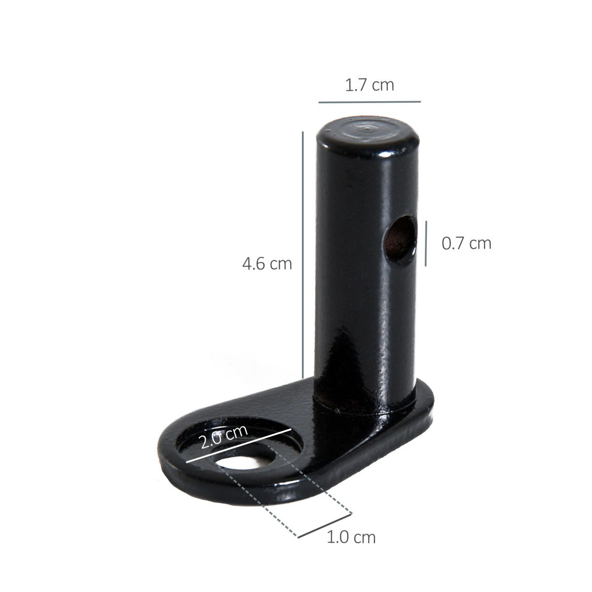 HOMCOM Bike Trailer Hitch Connector for Pet, Baby & Bicycle Trailers