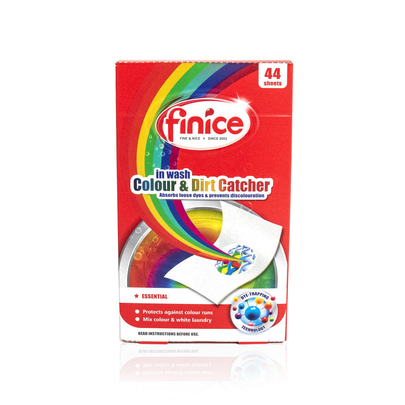 Finice Colour Catcher Sheets – Anti-Dye, Colour Run Protection & Antibacterial (44 Pack)