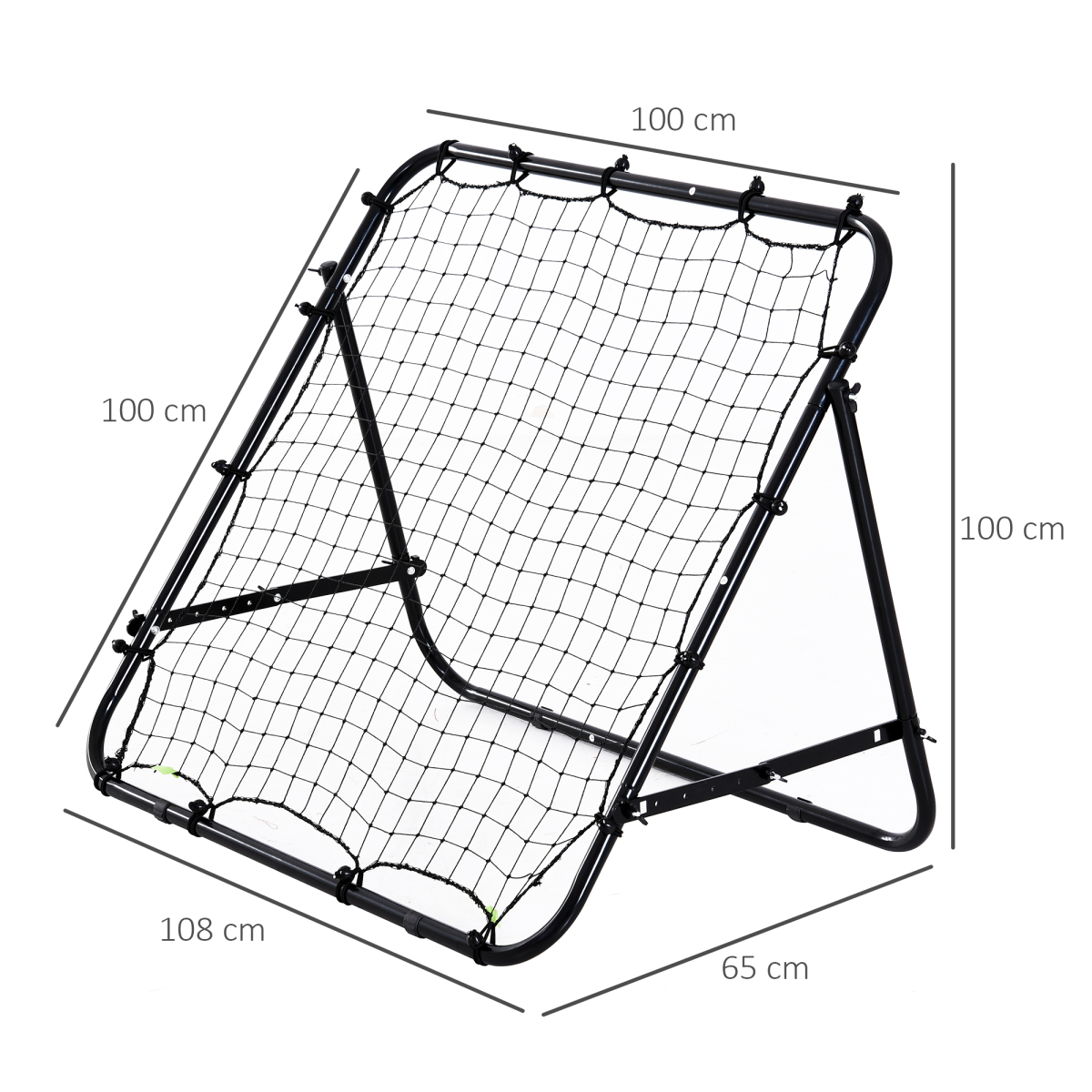 Adjustable Football Rebounder Net Training Aid for Kids and Adults