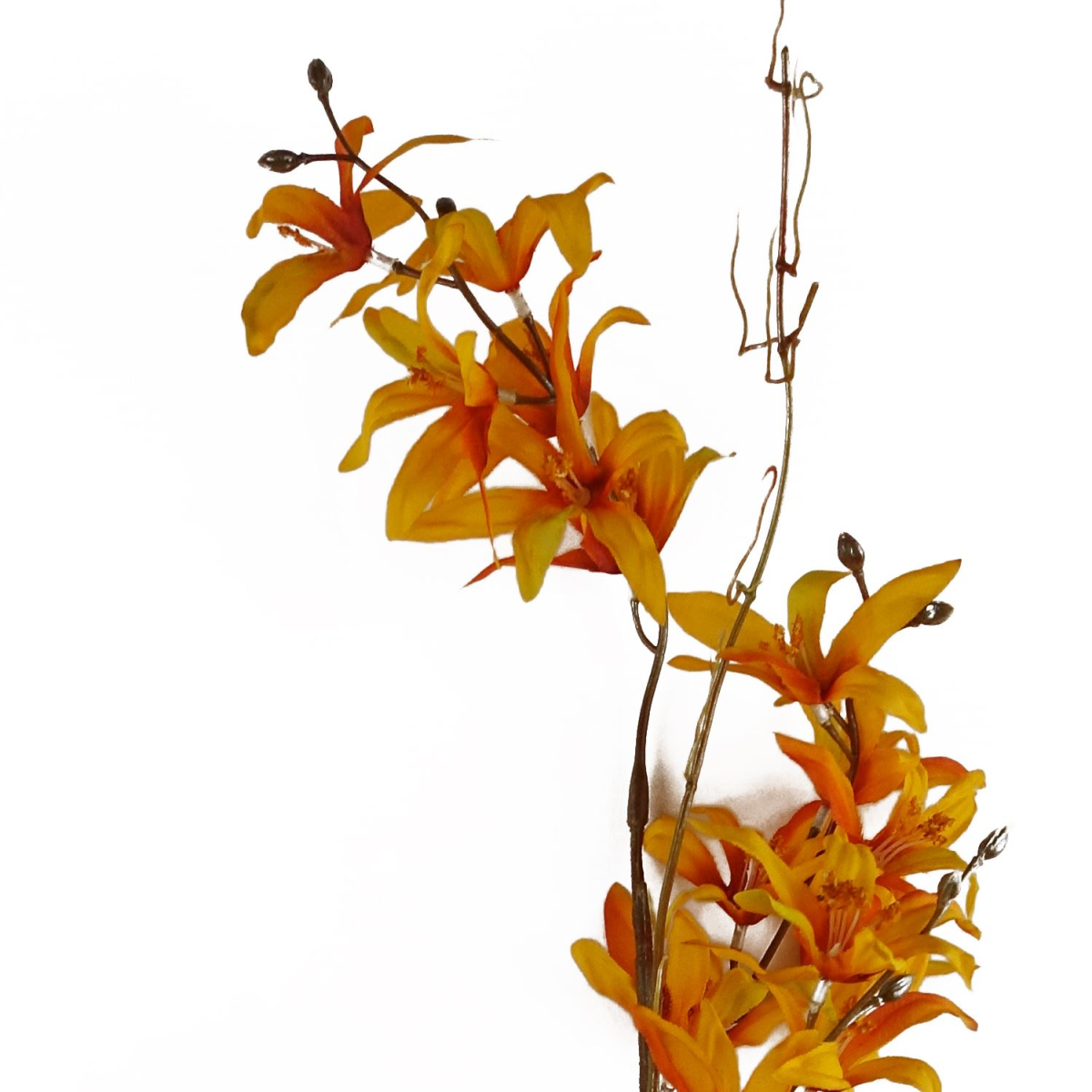 Leaf 130cm Yellow Blossom Artificial Floral Spray