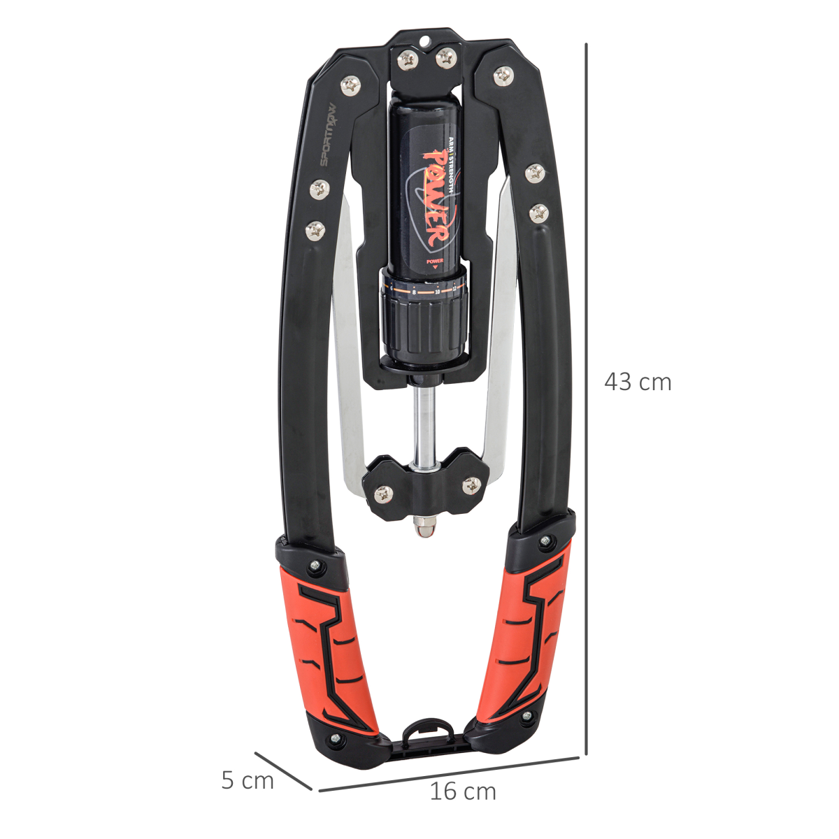 SPORTNOW Adjustable Resistance Upper Body Trainer, Steel Frame