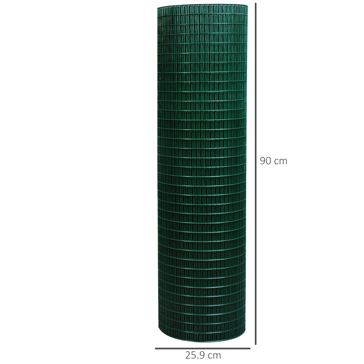 PVC Coated Galvanised Welded Wire Mesh Fence for Chicken Poultry Aviary Run Hutch Garden Bird Proofing