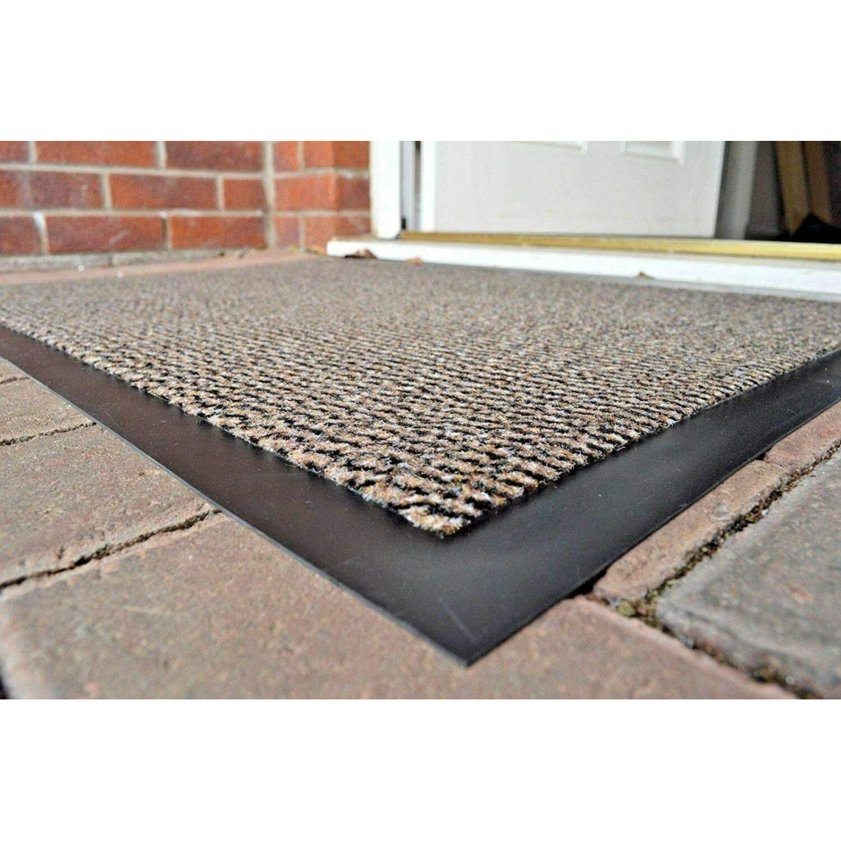 Unbranded Brown Barrier Mat 80cm x 300cm for High Traffic Areas