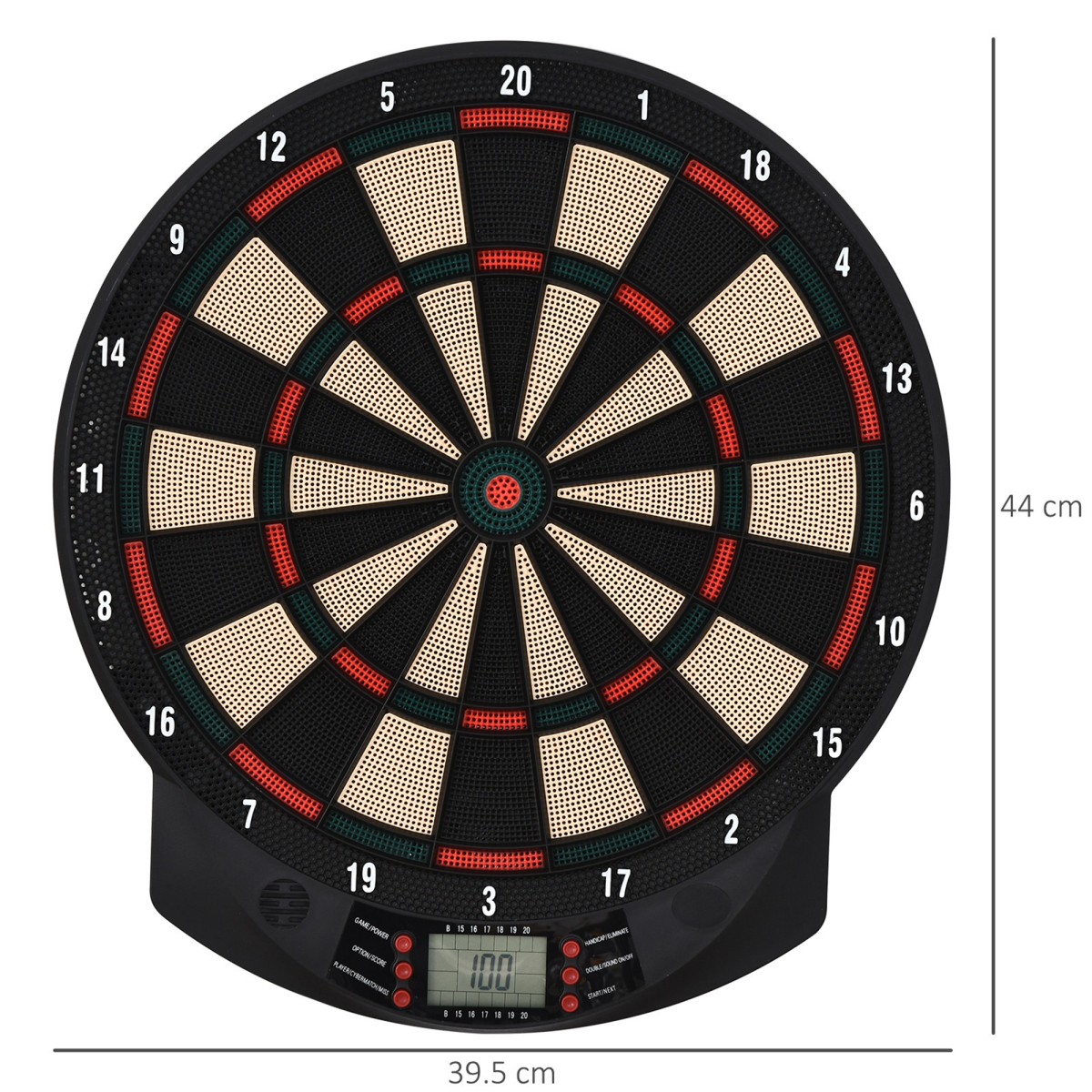 Electronic Dartboard, 26 Games, 185 Variations, 6 Darts