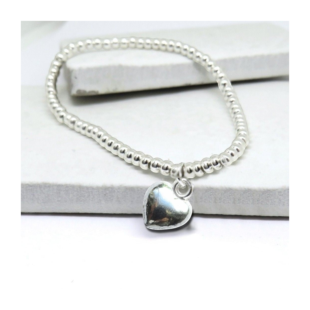 Best Cat Mum Mini Gift Hamper Silver Heart Bracelet