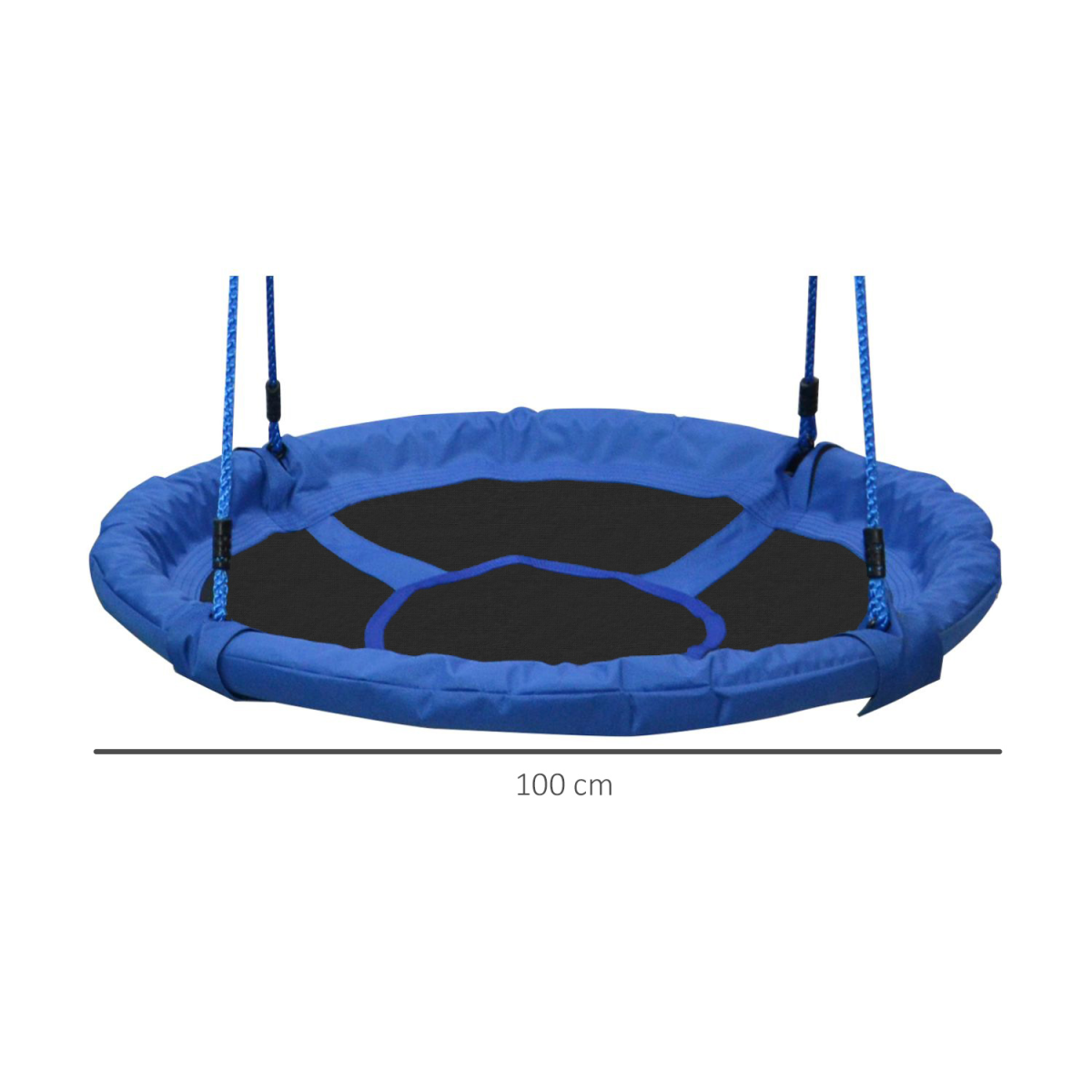 100cm Kids Nest Swing Seat, Round Playground Swing, 100kg Capacity