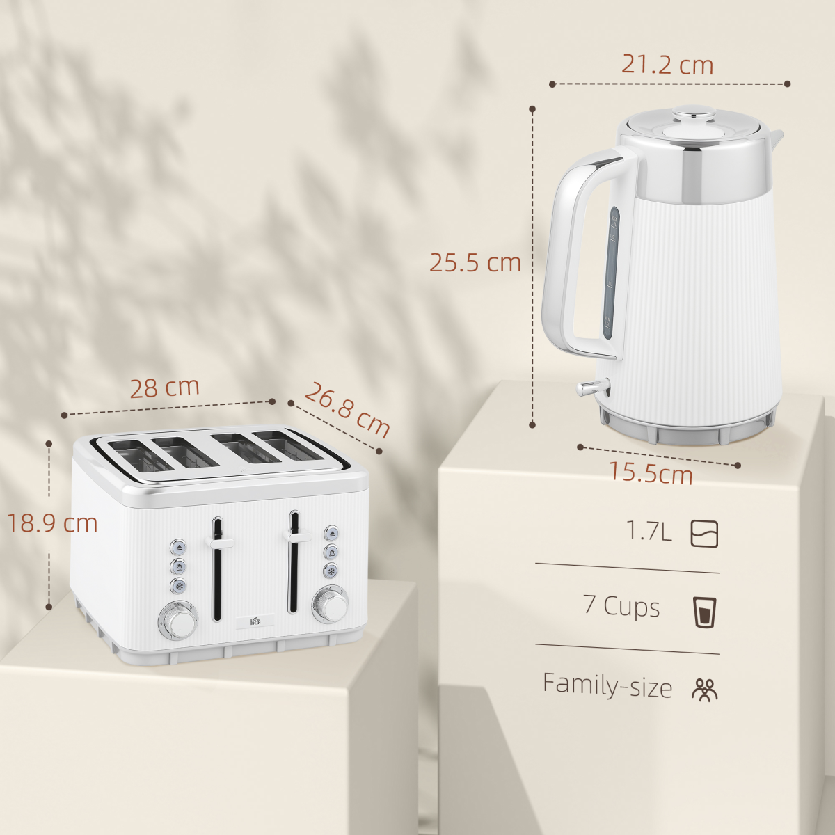 Kettle and Toaster Set