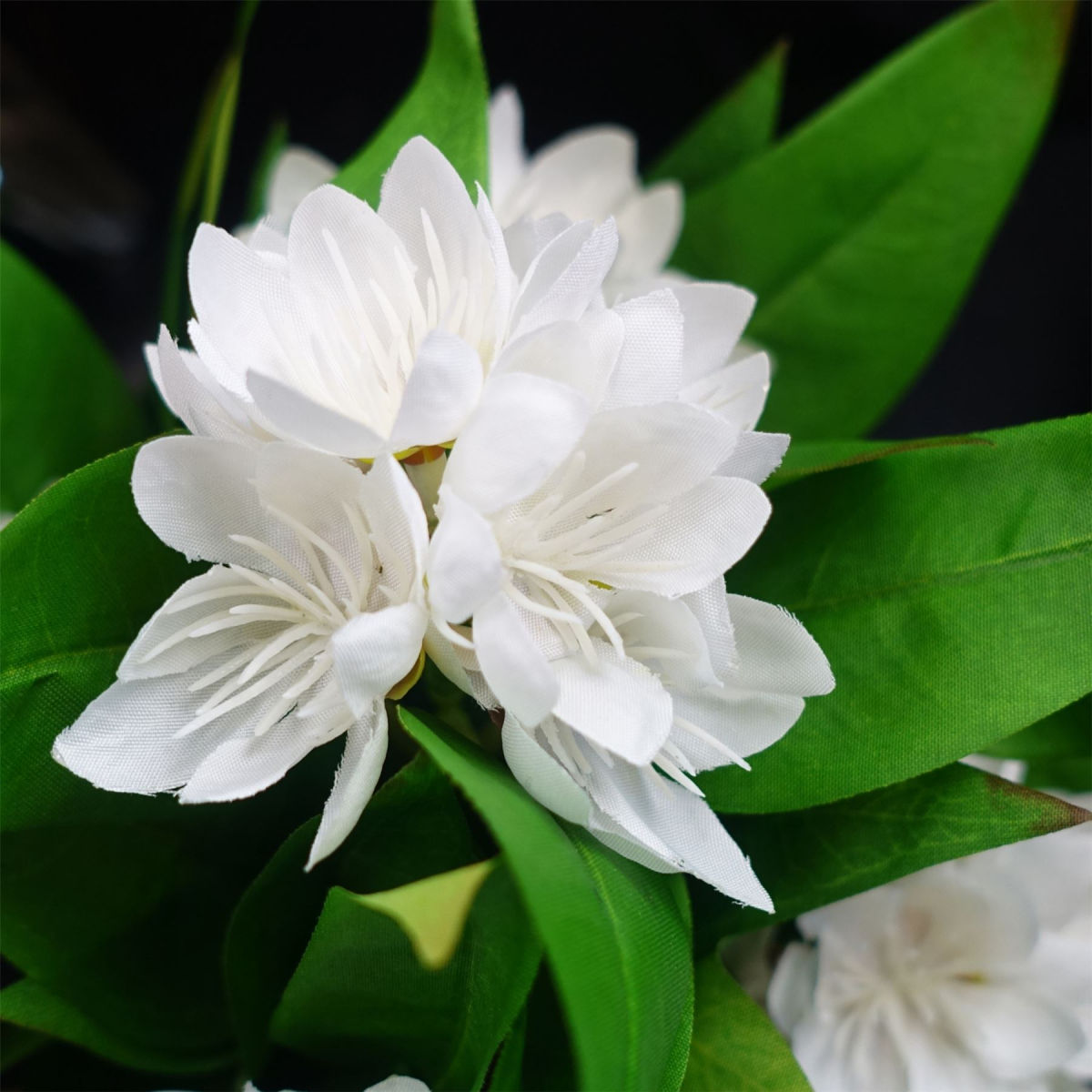 Leaf Pack of 3 Artificial Freesia Plants, Pink, Blue and White, 18cm