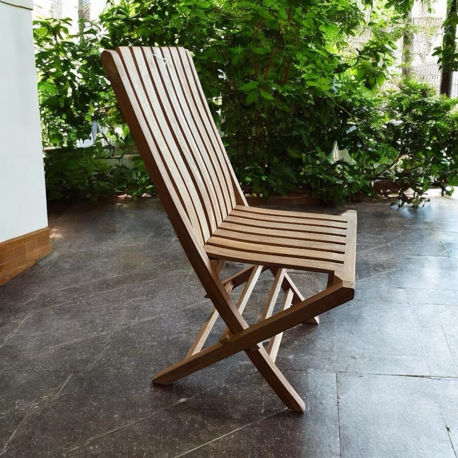 MSL Miami Folding Teak Garden Chair
