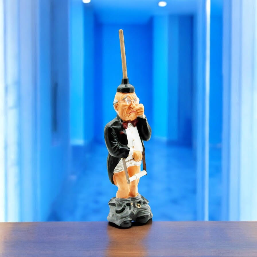 MSL 76cm Freestanding Gentleman Toilet Roll Holder