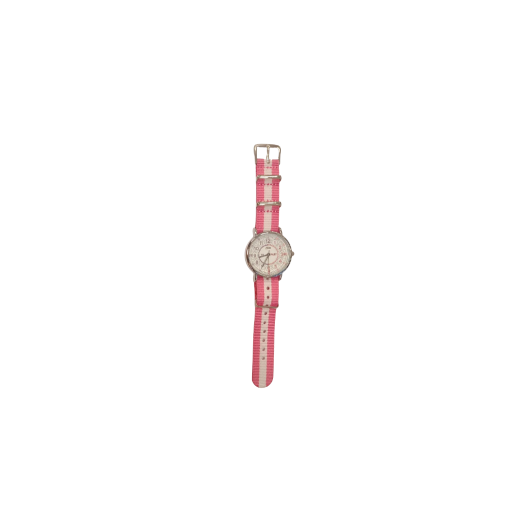 Relda Time Teacher Girls Childrens Analogue Nylon Strap Watch REL111 NEEDS BATTERY