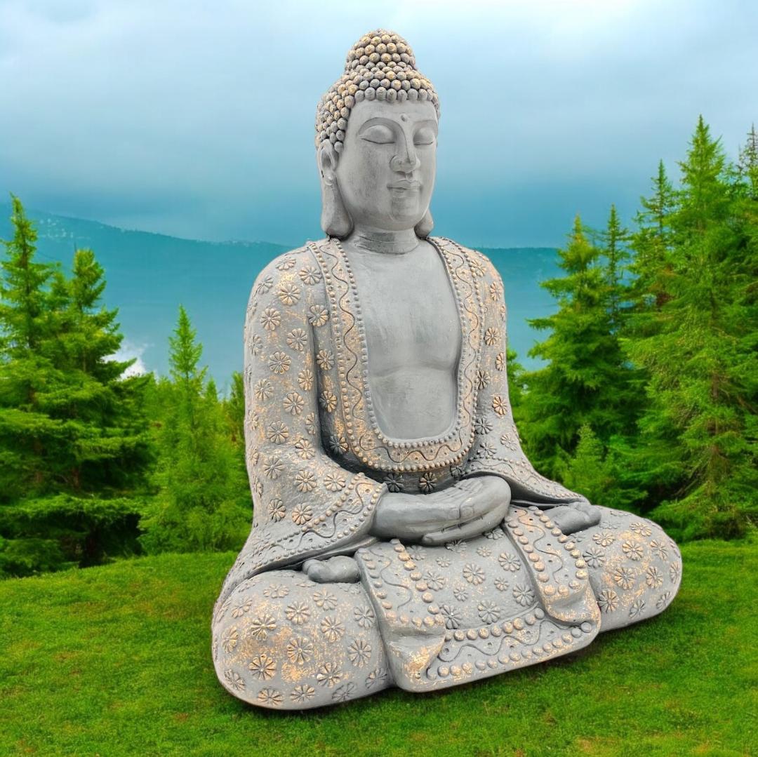 MSL 76 x 59 cm Buddha Statue for Home or Garden
