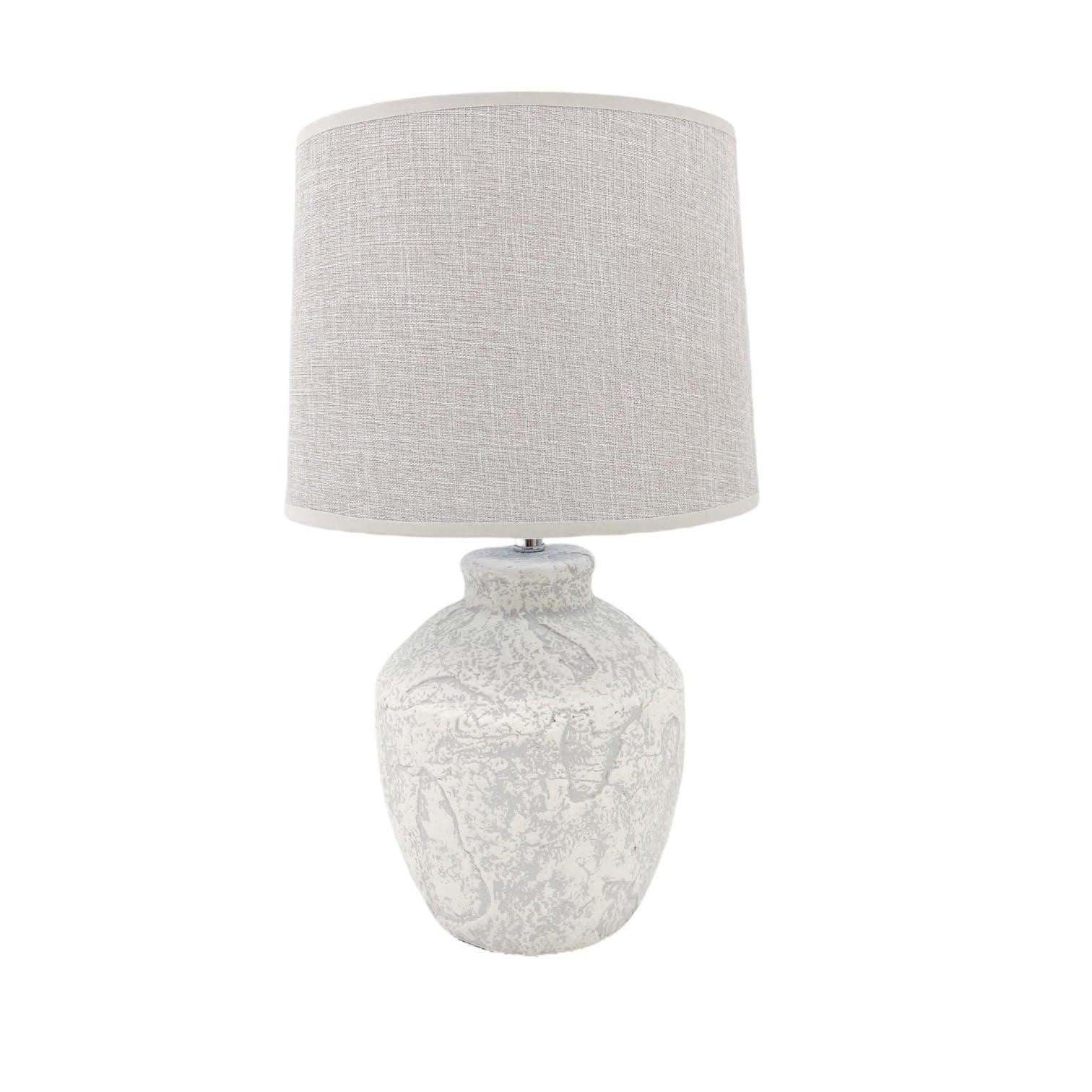MSL 51x20x20cm Traditional Table Lamp with Inline Rocker Switch, Double Insulated, High Quality Shade