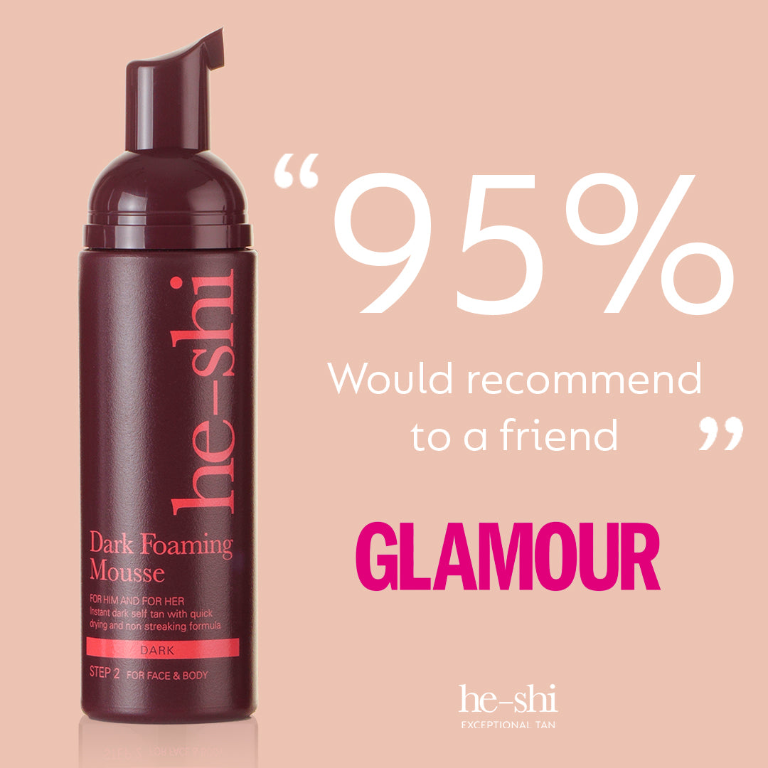 He-Shi Dark Foaming Self Tan Mousse