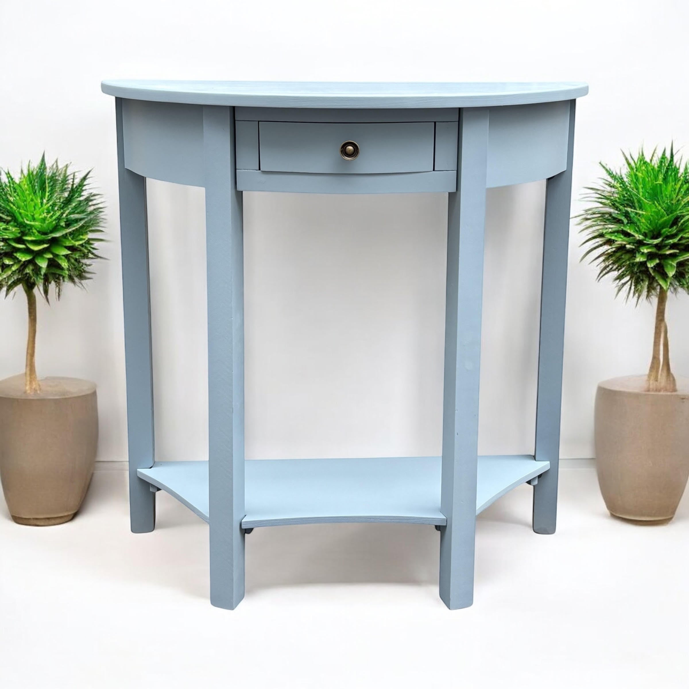 MSL 80cm Hand Finished 2 Drawer Side Table / Bedside Table