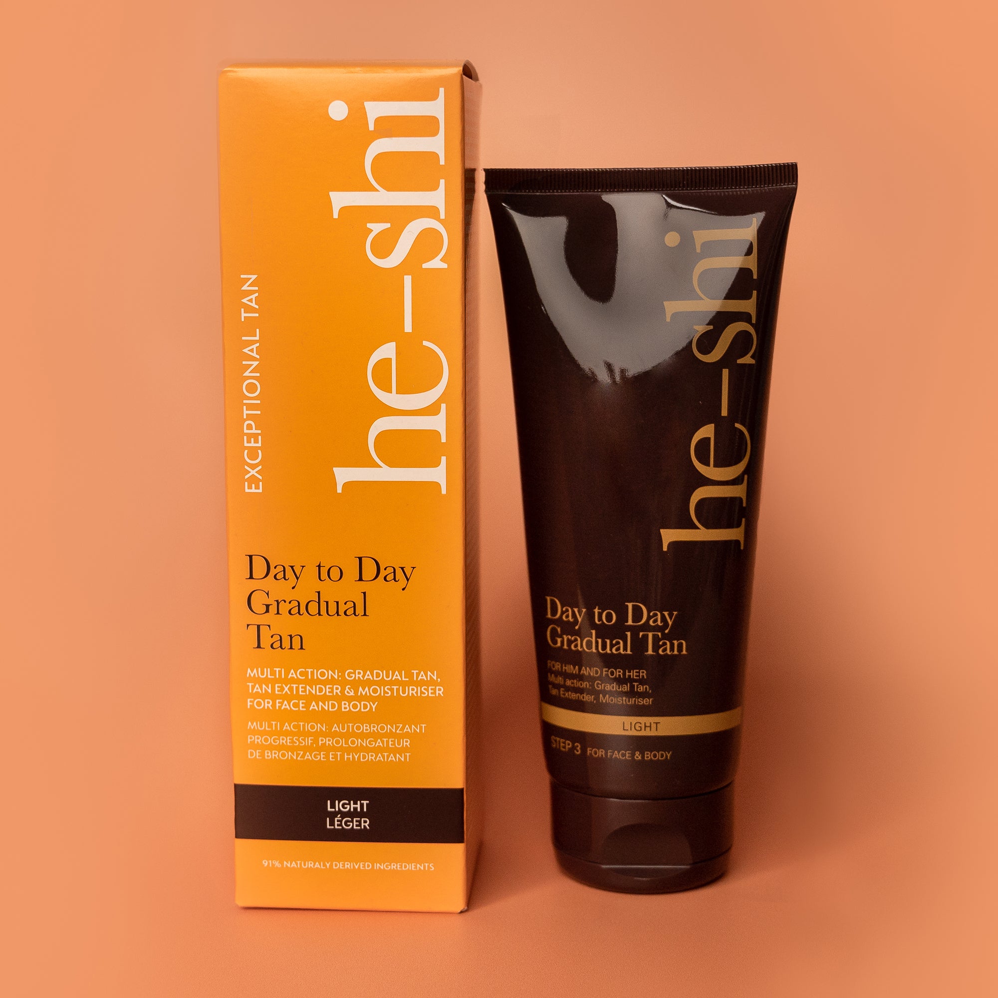 He-Shi Day to Day Gradual Tan 200ml Nourishing Self Tan Moisturiser