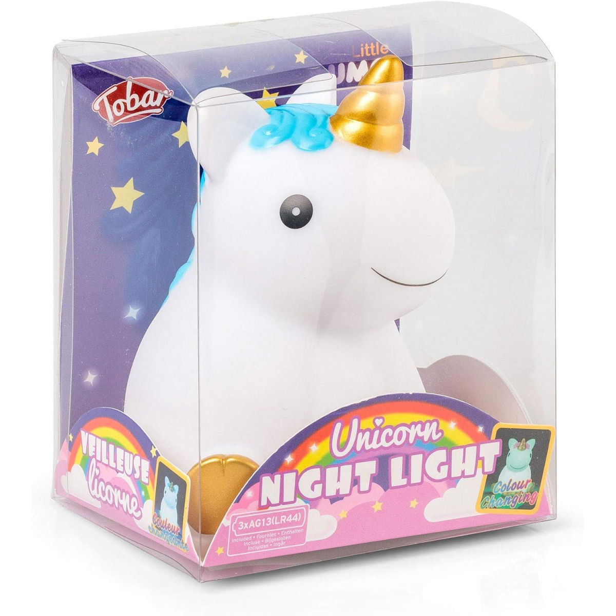 Tobar Unicorn LED Night Light for Young Children